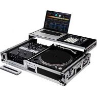 ODYSSEY Odyssey FZGS1BM10W Single Turntable DJ Coffin for 10-inch Mixer