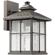 Chloe Lighting CH822045RB12-OD1 Transitional 1 Light Rubbed Bronze Outdoor Wall Sconce 12 Height, Oil Rubbed Bronze