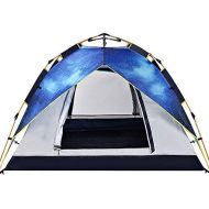 DULPLAY Automatisches Pop-up 3-4 Personen Outdoor Campingzelt, Kuppel Zelt Wasserabweisend Bereich Camping Fuer Outdoor-Familie
