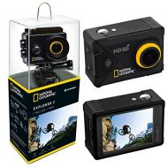 National Geographic Action Cam Explorer 2 FULL-HD 140°, WLAN, 2 LCD, HDMI, umfangreiches Zubehoer