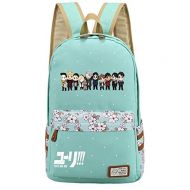 Siawasey Anime Yuri On Ice Bookbag Backpack School Bag