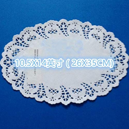  JavisStorm Paper Lace - 100pcs 9 10.5 12.5 14 Quot White Gold Paper Pads Mats Lace Doilies Craft Party Decoration Free - Baking Tools Pastry Baking Pastry Paper Lace Doily Placemat Gold Cryst