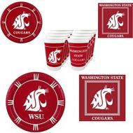 Westrick Washington State Cougars Party Pack - 80 Pieces (Serves 16)