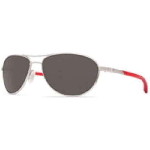  Costa Del Mar KC 580P KC, Palladium with Crystal Red Temples Gray, Gray