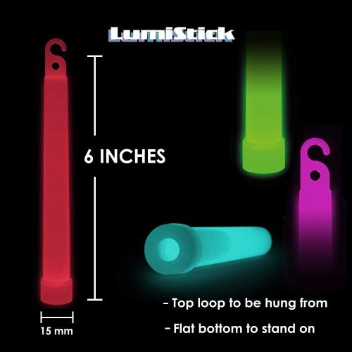  Lumistick 6 Premium Glow Light Sticks Blue (500 Sticks)