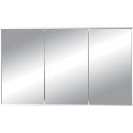 Jensen 255048X Tri-View Bevel Mirror Medicine Cabinet, 48 x 28.25