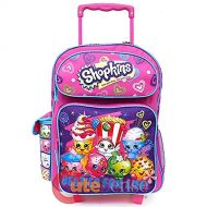 Shopkins Besties for Life Pink and Purple 16 Rolling Backpack