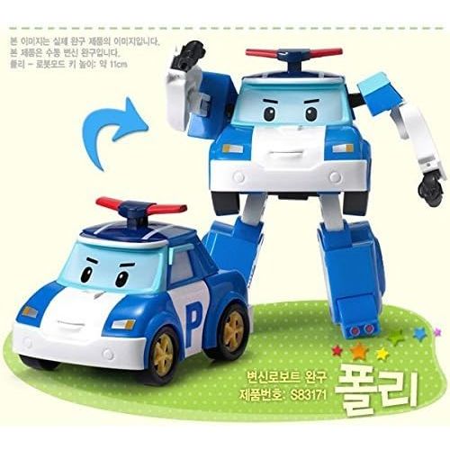 아카데미 Academy Models [6 Pcs SET] Academy Robocar Poli Transforming Robot Toy (Poli, Roy, Amber, Helly, Mark, Bucky)