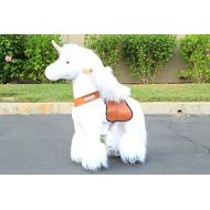 The ORIGINAL Ponycycle Pony Cycle Ride on walking horse without battery - Small White Unicorn 2-5 years old