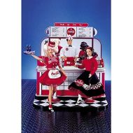 Unknown Barbie COCA COLA SODA FOUNTAIN Playset w Shipper Box - Limited Edition Barbie Collectibles (2000)