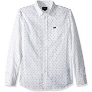 Obey Mens Screw Long Sleeve Woven Shirt