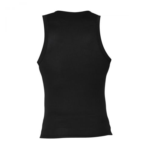  Xcel 1mm Axis Pullover Vest Wetsuit, All Black with Silver Ash Logos