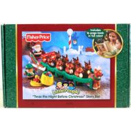 Fisher Price Twas the Night Before Christmas Reindeer Story Set