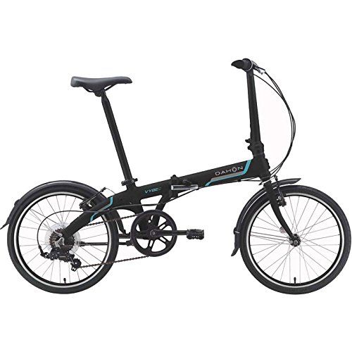  Dahon Vybe D7 Folding Bike Obsidian with Fenders