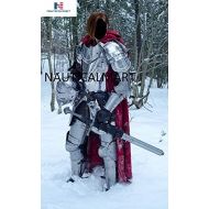 [아마존베스트]NauticalMart Medieval Knight Wearable Full Suit of Armor- LARP Custom Size Halloween Costume