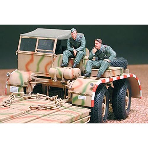 타미야 German 18 Ton Heavy Half-Track Famo and Tank Transporter 1-35 Tamiya