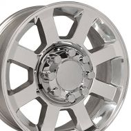 OE Wheels LLC OE Wheels 20 Inch Fits Ford F250 F350 Super Duty Style FR78 Polished 20x8 Rim Hollander 3693