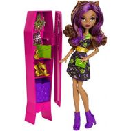 Monster High Ghoul-La-La Locker Vehicle with Clawdeen Wolf Doll