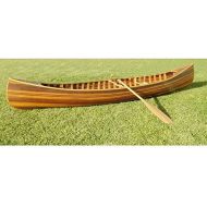 [아마존베스트]Old Modern Handicrafts Wooden Canoe with Ribs Curved Bow 10 Matte Finish for Display