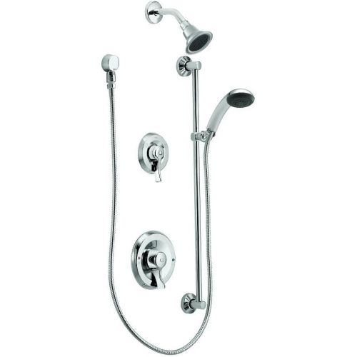  Moen 8342EP15 Commercial Posi-Temp Eco Performance Pressure Balancing Shower System 1.5 gpm, Chrome