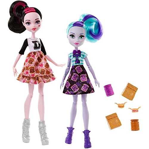  MH Monster High School Spirit 2 Pack Draculaura and Twyla Doll