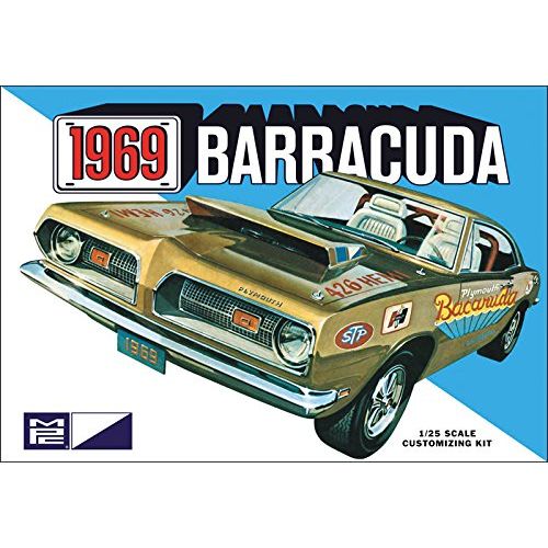  AMT MPC832 1:25 Scale 1969 Plymouth Barracuda Model Kit