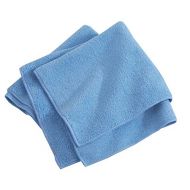 Medline MDT217649 Micromax Microfiber Cleaning Cloth, 12 x 12, Light Blue (Pack of 250)
