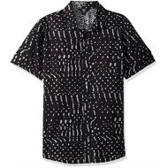 Volcom Mens Drag Dot Short Sleeve Button Up Shirt