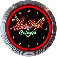 Neonetics Hot Rod Garage Neon Clock