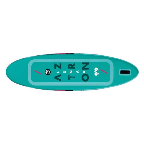  Aztron Lunar Double Air Chamber Inflatable Stand Up Paddle SUP Board with Adjustable Paddle, Bag, Pump, and Leash