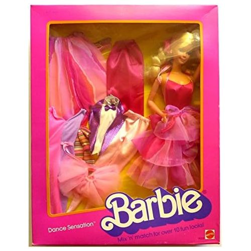 바비 Barbie Dance Sensation #9058 - Mix n Match for 10 Pink and Red Looks
