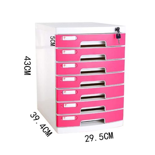 QSJY File Cabinets Document Storage Cabinet, Desktop Extension Drawer Lockable Office Organizer (Plastic) (Size : 3603)