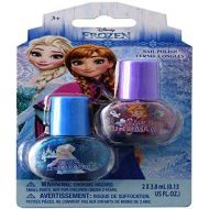 [아마존베스트]Disney Frozen 2 Pack of Nail Polish Elsa Anna Blue & Purple Party Favor Birthday Party Fashion Fingernails Toenails Art Style Decor - Cartoon Movie Character Collection for Girls (
