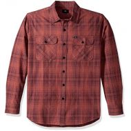 Obey Mens Knuckle Long Sleeve Woven Shirt