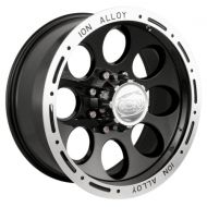 Ion Alloy 174 Black Beadlock Wheel (17x9/5x127mm): Ion Wheels: Automotive