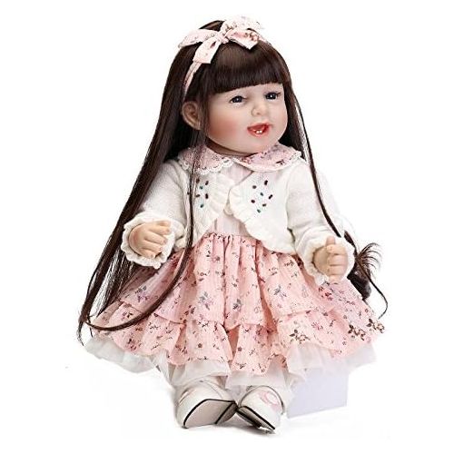  Lilith Girl Lifelike Reborn Toddler Soft Silicone 22 inch 55cm Baby Doll Vinyl Real Looking Newborn Babies Accessories