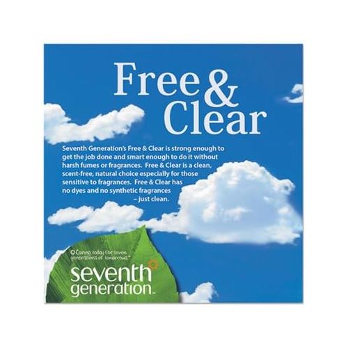  Fabric softener Seventh Generation Free & Clear Natural Liquid Fabric Softener, Neutral, 32oz, Bottle - Includes six bottles.