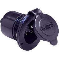 Marinco 150BBI Marine On-Board Charger Inlet Hard Wired 15Amp Black Marine RV Boating Accessories