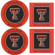 Westrick Texas Tech Red Raiders Napkins & Plates - 64 Pieces (Serves 32)