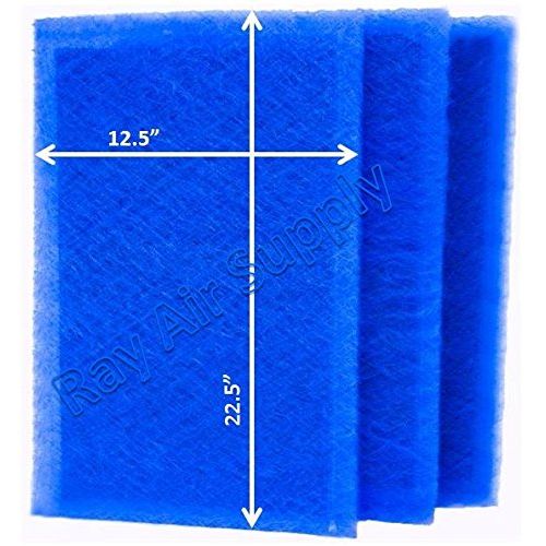  RAYAIR SUPPLY 14x25 ARS Rescue Rooter Air Cleaner Replacement Filter Pads 14x25 Refills (3 Pack)