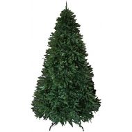 BenefitUSA Artificial Pvc Christmas Tree Full with Metal Stand Xmas Holiday Decoration with 2154 Tips (6 ft 8) with Stand