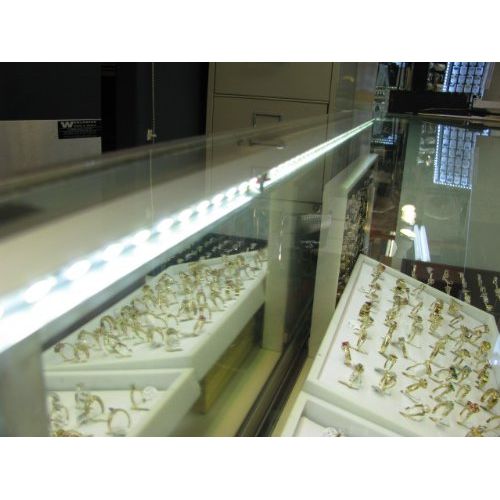  LEDUPDATES 3x 20 Inch Jewelry Showcase White LED Light for 5ft 6ft showcase with UL 12v 3A Power Supply V5630