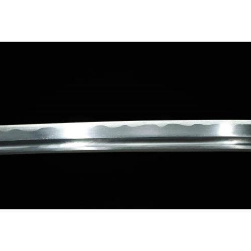  Chinese Nihontou Sword,Katana,Kendo(Medium Carbon Steel Blade,Alloy,White saya) Full Tang