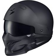 ScorpionExo Covert Unisex-Adult Half-Size-Style Matte Black Helmet (Matte Black, Large) (COV-0105)