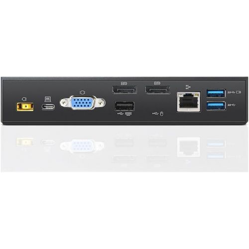 레노버 Lenovo ThinkPad USB-C Dock, 90W 2 Prong AC Adapter, 40A90090US (Certified Refurbished)