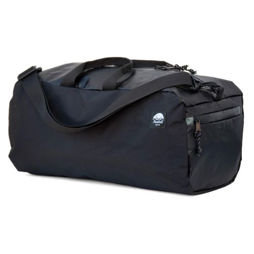 Flowfold 24L Packable Duffle Bag - Ultra Lightweight & Water Resistant - Weekend Overnight Bag - TSA Compliant Carry-On - Vegan - Made in USA - Heather Grey
