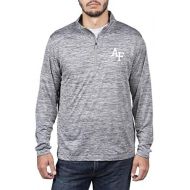 Top of the World NCAA Mens Dark Heather Space Dyed Poly Quarter Zip Pullover