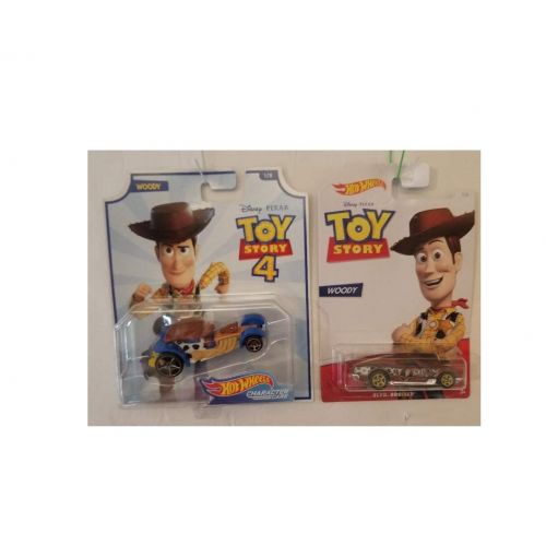  Hot Wheels Toy Story 4 Character Car Woody Set BLVD. Brusier