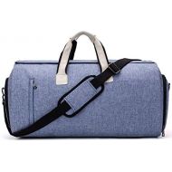 [아마존 핫딜]  [아마존핫딜]Kemy's Garment Bag Duffel Luggage Oversized Waterproof,Suit Blazer Bags Carry-Garment Travel Weekend (Blue)