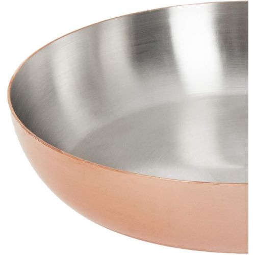  Mauviel 6726.26 MHeritage M150B Copper Round Frying Pan, 10.2 Bronze Handle